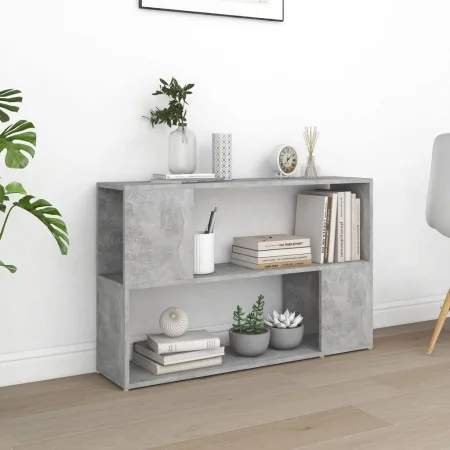 Librería de madera contrachapada gris hormigón 100x24x63 cm by , Bookcases and shelves - Ref: Foro24-809174, Price: 47,48 €, ...