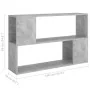 Librería de madera contrachapada gris hormigón 100x24x63 cm by , Bookcases and shelves - Ref: Foro24-809174, Price: 47,48 €, ...