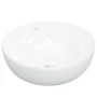 Lavabo redondo cerámica blanco 44x17 cm by , Sinks - Ref: Foro24-153342, Price: 78,02 €, Discount: %