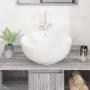 Lavabo redondo cerámica blanco 44x17 cm by , Sinks - Ref: Foro24-153342, Price: 78,02 €, Discount: %