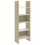 Estantería madera contrachapada blanco y roble 60x35x180 cm von , Bücherregale und Regale - Ref: Foro24-803412, Preis: 89,58 ...
