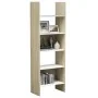 Estantería madera contrachapada blanco y roble 60x35x180 cm von , Bücherregale und Regale - Ref: Foro24-803412, Preis: 89,58 ...