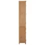 Estantería con 2 puertas de madera maciza de roble 90x30x200 cm von , Bücherregale und Regale - Ref: Foro24-289178, Preis: 38...