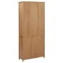 Estantería con 2 puertas de madera maciza de roble 90x30x200 cm von , Bücherregale und Regale - Ref: Foro24-289178, Preis: 38...