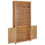 Estantería con 2 puertas de madera maciza de roble 90x30x200 cm von , Bücherregale und Regale - Ref: Foro24-289178, Preis: 38...