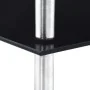 Estantería 5 niveles cristal templado negro 30x30x130 cm by , Bookcases and shelves - Ref: Foro24-249521, Price: 50,93 €, Dis...