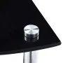 Estantería 5 niveles cristal templado negro 30x30x130 cm by , Bookcases and shelves - Ref: Foro24-249521, Price: 50,93 €, Dis...