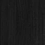 Estantería 4 niveles madera maciza de pino negro 40x30x140 cm by , Bookcases and shelves - Ref: Foro24-806426, Price: 73,75 €...