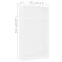Estantería de 4 niveles madera contrachapada blanca 80x24x142cm von , Bücherregale und Regale - Ref: Foro24-800909, Preis: 90...