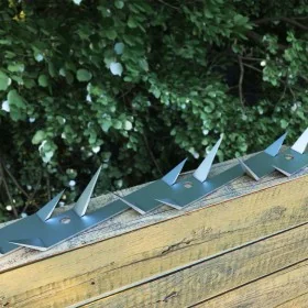 Pinchos de muro 25 unidades acero 1 m by , Spikes for anchoring in the ground - Ref: Foro24-144566, Price: 153,79 €, Discount: %