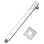Barra de soporte ducha cuadrada acero inox 201 plateado 30 cm de , Puertas de ducha - Ref: Foro24-147730, Precio: 20,49 €, De...