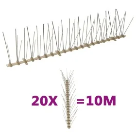 Set de 5 hileras de pinchos contra pájaros y palomas 20 uds 10m by , Animal repellents - Ref: Foro24-149129, Price: 49,34 €, ...