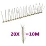 Set de 5 hileras de pinchos contra pájaros y palomas 20 uds 10m by , Animal repellents - Ref: Foro24-149129, Price: 49,34 €, ...