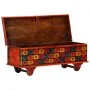 Caja de almacenaje de madera maciza de acacia 110x40x40 cm rojo by , Storage trunks - Ref: Foro24-247669, Price: 257,94 €, Di...