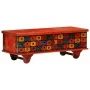 Caja de almacenaje de madera maciza de acacia 110x40x40 cm rojo by , Storage trunks - Ref: Foro24-247669, Price: 257,94 €, Di...