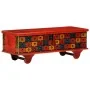 Caja de almacenaje de madera maciza de acacia 110x40x40 cm rojo by , Storage trunks - Ref: Foro24-247669, Price: 257,94 €, Di...