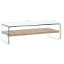 Mesa de centro de vidrio templado transparente 98x45x31 cm by , Coffee table - Ref: Foro24-284743, Price: 208,76 €, Discount: %