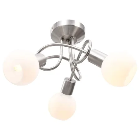 Lámpara de techo pantallas cerámica bol blanco 3 bombillas E14 by , ceiling lights - Ref: Foro24-289228, Price: 48,27 €, Disc...