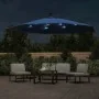Sombrilla de jardín voladiza con luces LED azul celeste 350 cm von , Sonnenschirme - Ref: Foro24-313785, Preis: 146,47 €, Rab...