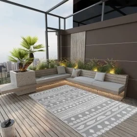 Alfombra de exterior ARAKIL gris 120x180 cm PP von , Outdoor-Protektoren - Ref: Foro24-316970, Preis: 23,45 €, Rabatt: %