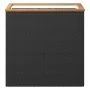 Jardinera de ratán sintético negra 80x40x80 cm von , Töpfe und Pflanzgefäße - Ref: Foro24-319417, Preis: 107,63 €, Rabatt: %