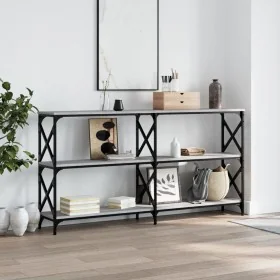 Mesa consola madera de ingeniería gris Sonoma 156x28x80,5 cm by , Side tables - Ref: Foro24-835427, Price: 62,91 €, Discount: %