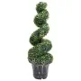 Planta espiral de Boj artificial con macetero verde 100 cm by , artificial flora - Ref: Foro24-336505, Price: 109,95 €, Disco...