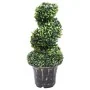 Planta espiral de Boj artificial con macetero verde 59 cm by , artificial flora - Ref: Foro24-336507, Price: 67,20 €, Discoun...