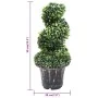 Planta espiral de Boj artificial con macetero verde 59 cm by , artificial flora - Ref: Foro24-336507, Price: 67,20 €, Discoun...
