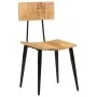 Sillas de comedor 2 uds madera maciza de mango 44x40x80 cm by , dining chairs - Ref: Foro24-348161, Price: 203,23 €, Discount: %