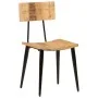 Sillas de comedor 2 uds madera maciza de mango 44x40x80 cm by , dining chairs - Ref: Foro24-348161, Price: 203,23 €, Discount: %