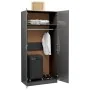 Armario de madera contrachapada gris brillo 90x52x200cm von , Kleiderschränke - Ref: Foro24-800638, Preis: 245,91 €, Rabatt: %