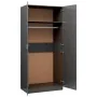 Armario de madera contrachapada gris brillo 90x52x200cm von , Kleiderschränke - Ref: Foro24-800638, Preis: 245,91 €, Rabatt: %