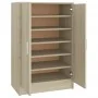 Mueble zapatero madera contrachapada roble Sonoma 60x35x92 cm by , Shoe racks and shoe organizers - Ref: Foro24-808930, Price...