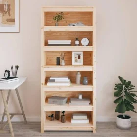 Estantería madera maciza de pino 80x35x183 cm by , Bookcases and shelves - Ref: Foro24-821694, Price: 164,18 €, Discount: %