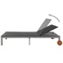 Tumbona doble con ruedas ratán sintético negro von , Liegen - Ref: Foro24-43977, Preis: 288,26 €, Rabatt: %