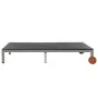 Tumbona doble con ruedas ratán sintético negro von , Liegen - Ref: Foro24-43977, Preis: 288,26 €, Rabatt: %