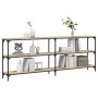 Mesa consola madera de ingeniería roble Sonoma 200x29x75 cm by , Side tables - Ref: Foro24-834111, Price: 127,70 €, Discount: %