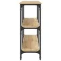 Mesa consola madera de ingeniería roble Sonoma 200x29x75 cm by , Side tables - Ref: Foro24-834111, Price: 127,70 €, Discount: %