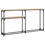 Mesa consola madera de ingeniería roble Sonoma 145x22,5x75 cm von , Seitentische - Ref: Foro24-834096, Preis: 57,66 €, Rabatt: %
