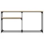 Mesa consola madera de ingeniería roble Sonoma 145x22,5x75 cm von , Seitentische - Ref: Foro24-834096, Preis: 57,66 €, Rabatt: %