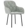 Sillas de comedor 2 unidades terciopelo gris claro de , Sillas de comedor - Ref: Foro24-344845, Precio: 143,08 €, Descuento: %
