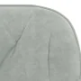 Sillas de comedor 2 unidades terciopelo gris claro de , Sillas de comedor - Ref: Foro24-344845, Precio: 143,08 €, Descuento: %