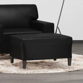 Reposapiés de cuero sintético negro 70x55x41 cm von , Osmanen - Ref: Foro24-349311, Preis: 58,72 €, Rabatt: %