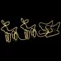 Renos y trineo de Navidad decoración jardín 576 LEDs by , Christmas lights - Ref: Foro24-51257, Price: 81,31 €, Discount: %