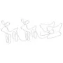 Renos y trineo de Navidad decoración jardín 576 LEDs by , Christmas lights - Ref: Foro24-51257, Price: 81,31 €, Discount: %
