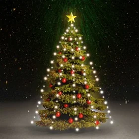 Red de luces de árbol de Navidad 180 LEDs blanco frío 180 cm by , Hoses and string lights - Ref: Foro24-328872, Price: 23,49 ...