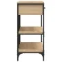 Mesa consola cajones estantes madera de ingeniería roble Sonoma von , Seitentische - Ref: Foro24-833404, Preis: 131,41 €, Rab...