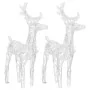 Renos de Navidad 2 unidades 80 LED blanco cálido acrílico by , Christmas lights - Ref: Foro24-342678, Price: 66,22 €, Discoun...