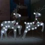 Renos de Navidad 2 unidades 40 LED plateado by , Christmas lights - Ref: Foro24-342684, Price: 50,25 €, Discount: %